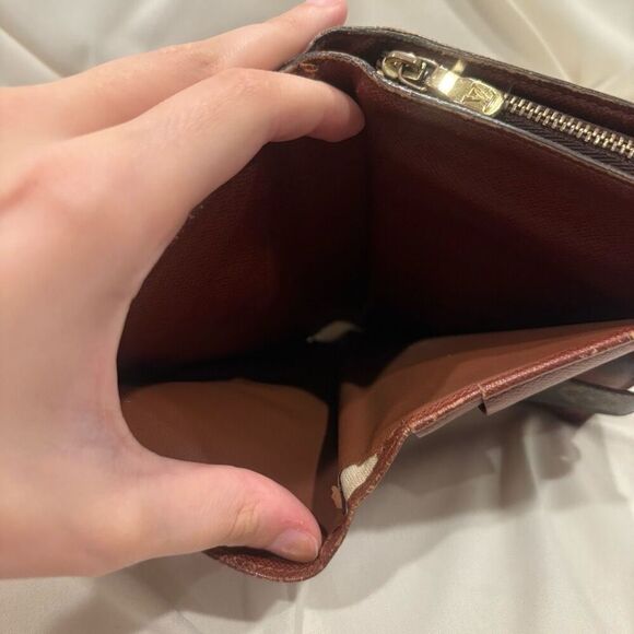 Vintage Louis Vuitton Classic Monogram Porte Papier Zippe Bifold Wallet & Insert - Picture 10 of 14